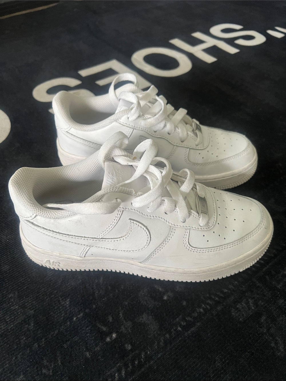 Nike White Low-Top Leather Sneakers